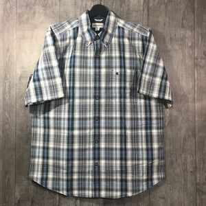 Carhartt Plaid Button Down Short Sleeve Shirt